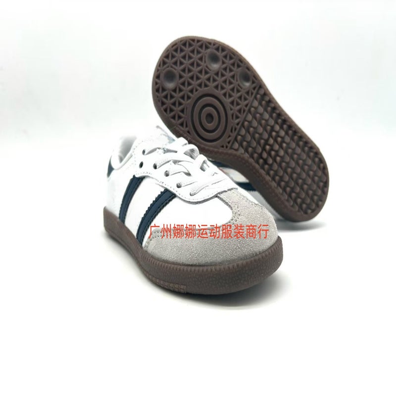 Fashion Leopard Print German Training Shoes 2024 Early Autumn Lightweight And Comfortable Foreign Style Korean Style Small Board Shoes For Boys And Girls - Image 1