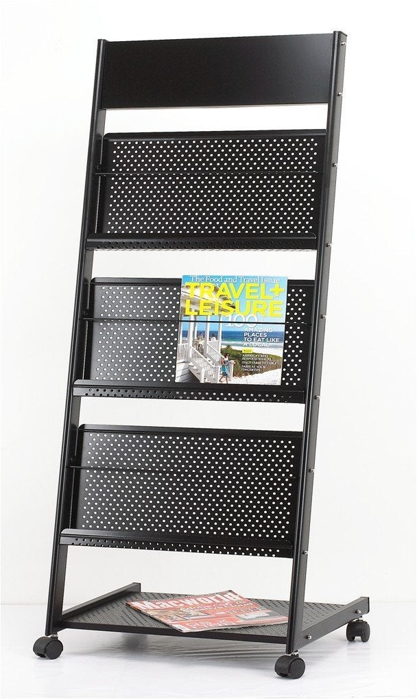 ABAJ Abaj JH1612 Magazine Stand or Newspaper StandBlack 