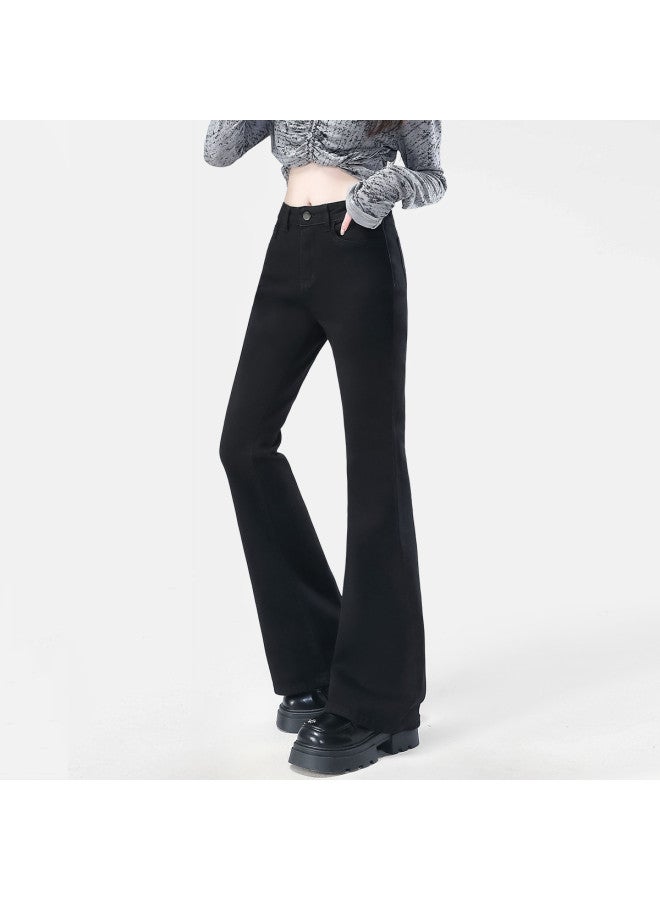 EPTISON Fashionable Flared Jeans For Women, Autumn 2025, Versatile Stretchy Slim-Fit Comfortable High-Waisted Slimming Bell-Bottom Pants - Image 4
