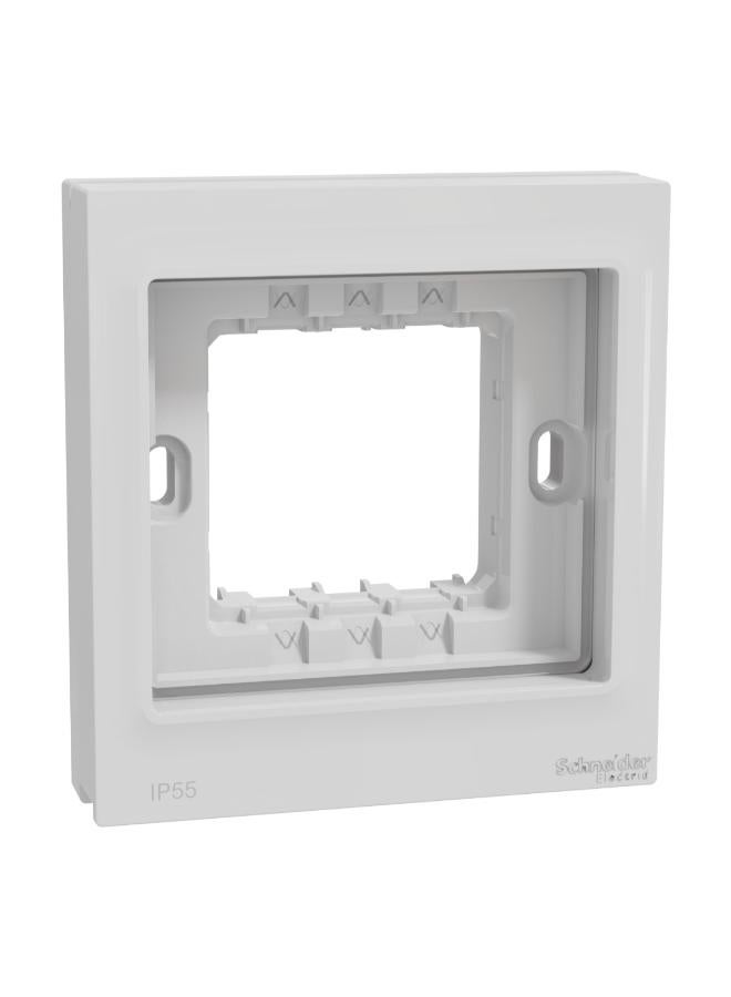 Schneider Electric Weather Proof Box, Miluz E, 2 Gang, White