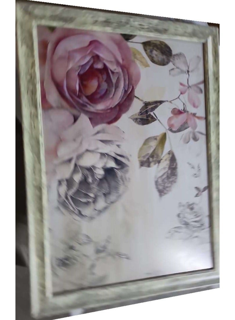 AIWANTO Elegant Canvas Wall Art with Wood Frame – Modern Home, Office & Living Room Décor - Image 2