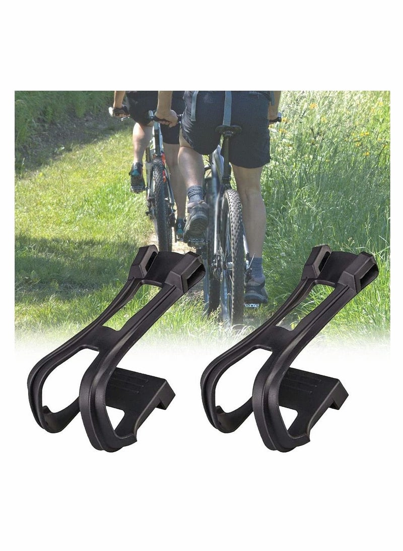 Y&D Bicycle Foot Pedal Straps Toe Clip for Exercise Bike Spin And Outdoor Bicycles 1 Pairs - Image 3