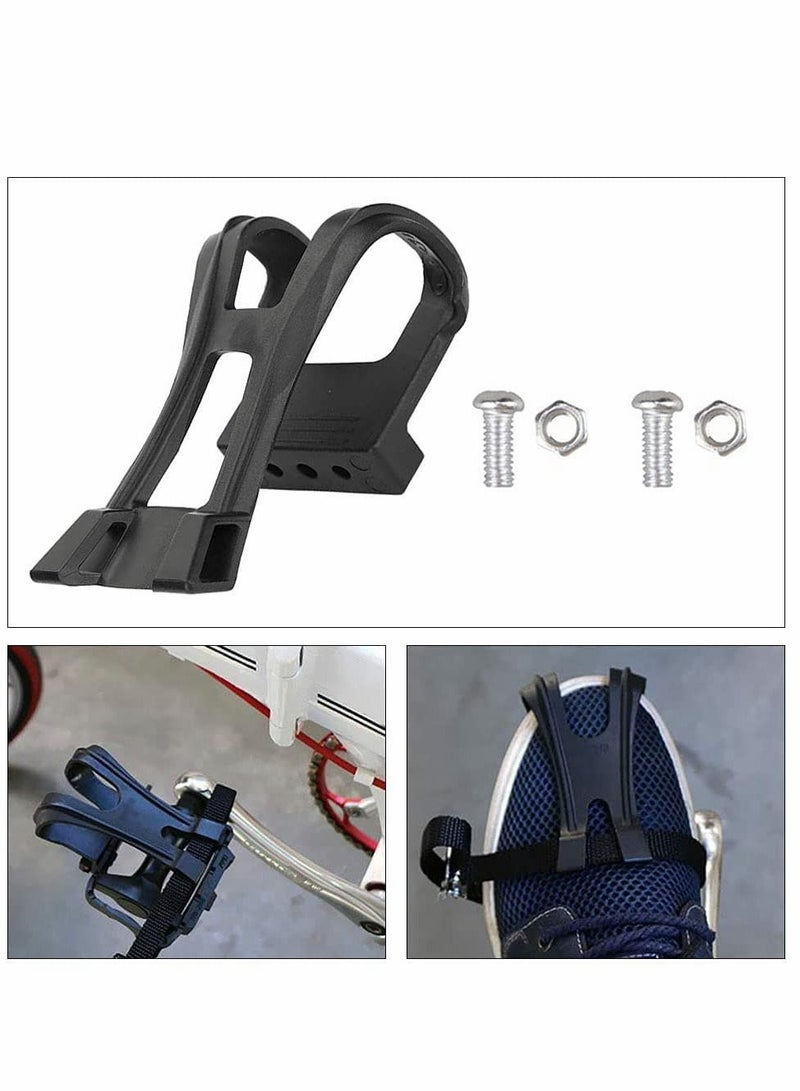 Y&D Bicycle Foot Pedal Straps Toe Clip for Exercise Bike Spin And Outdoor Bicycles 1 Pairs - Image 4