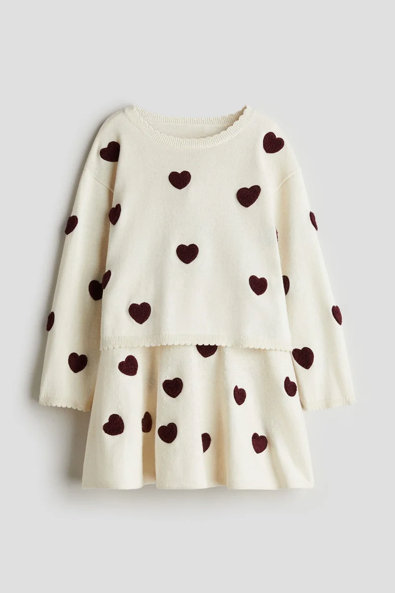 H&M 2-piece jumper and skirt set