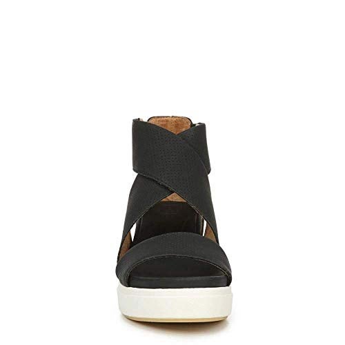 Dr. Scholl's Shoes Women's Sheena Platform Wedge Sandal,Black Smooth,11 - Image 2