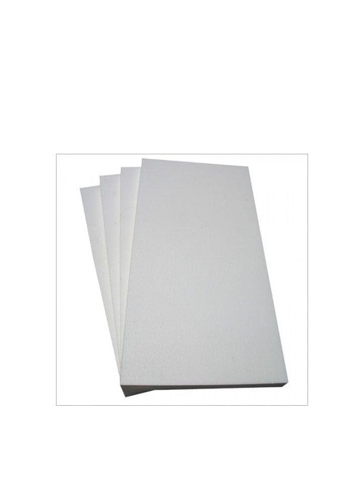 CRAFT MAGIC 2PCS Craft Foam Blocks 30x60x2.5cm Rectangle Polystyrene Thermocol Styrofoam Sheets for DIY Arts Crafts Sculpting Flower Arrangements School Office Home Use - Image 1