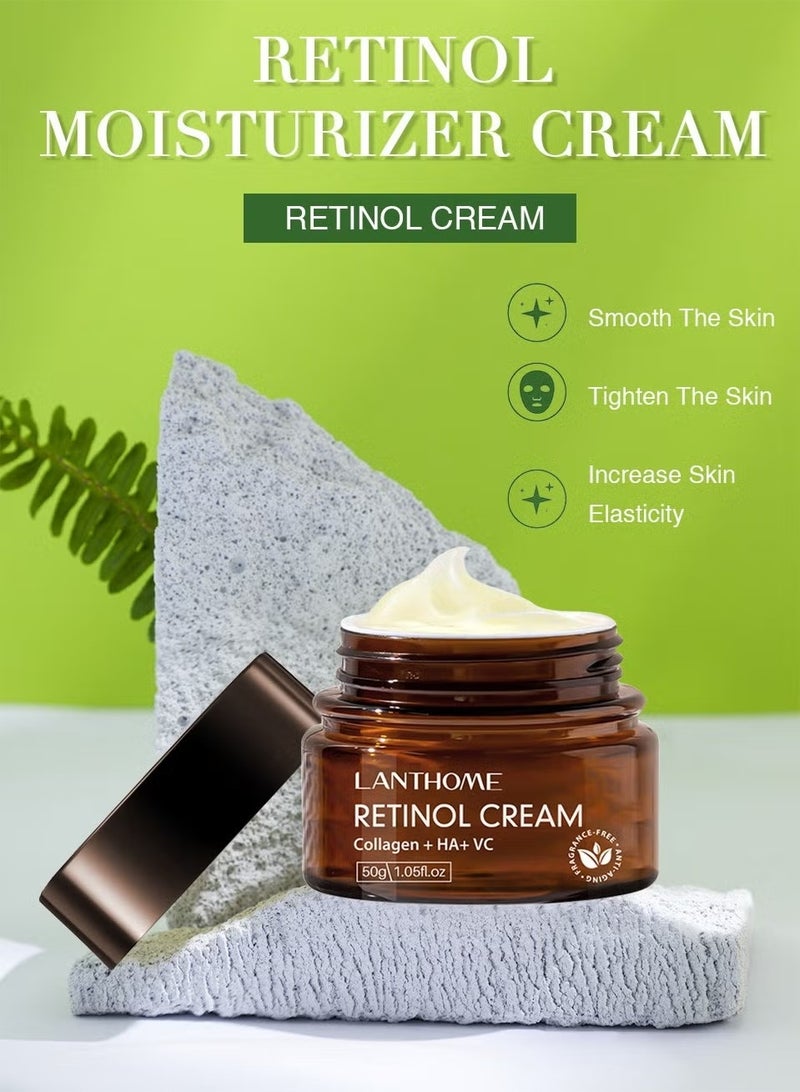 LANTHOME Retinol Moisturizer Cream with Collagen HA VC 50g - Image 5