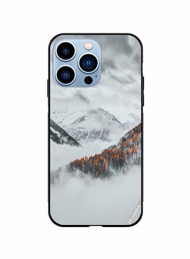 VR CREATIVE Protective Case Cover For Apple iPhone 13 Pro Frosted Orange Design Multicolour - Image 1