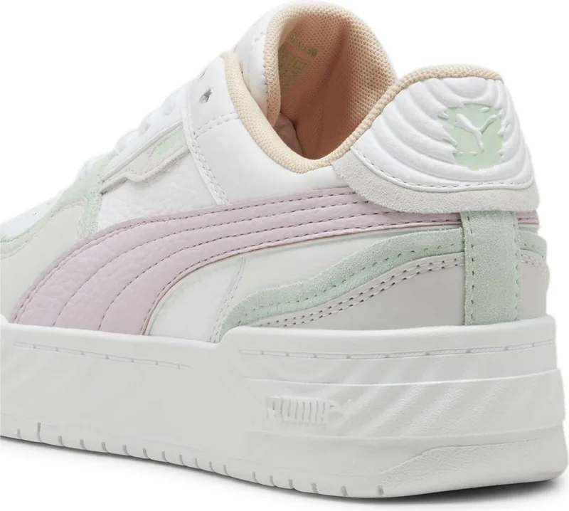 PUMA Women's White-Fresh Mint-Grape Mist Ca Pro Ripple Earth White Women's Casual Sports Shoes