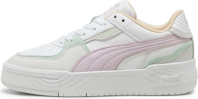 PUMA Women's White-Fresh Mint-Grape Mist Ca Pro Ripple Earth White Women's Casual Sports Shoes