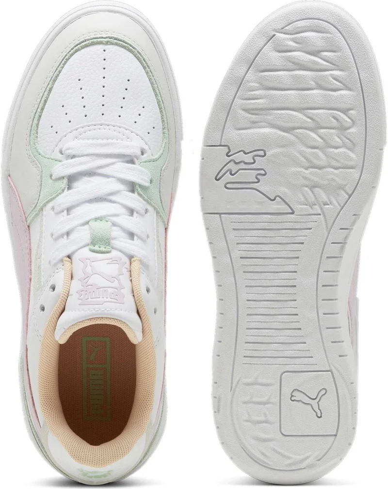 PUMA Women's White-Fresh Mint-Grape Mist Ca Pro Ripple Earth White Women's Casual Sports Shoes