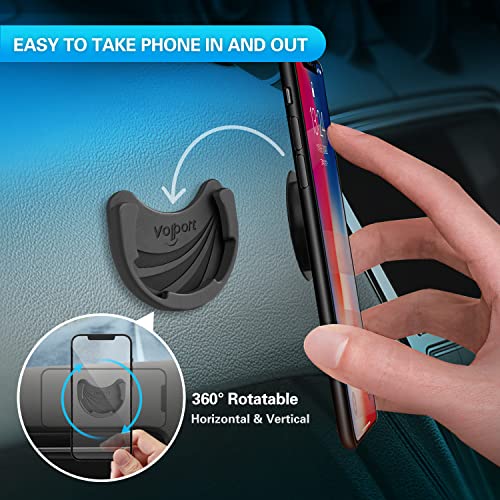 volport Car Mounts for Socket Grips, 3 Pack Pops Silicone Phone Holder for Collapsible Expanding Stand/Swappable Socket Users with Base 3M Adhesive Replacement Stick on Wall, Dashboard, Mirror, Home -Black - Image 2