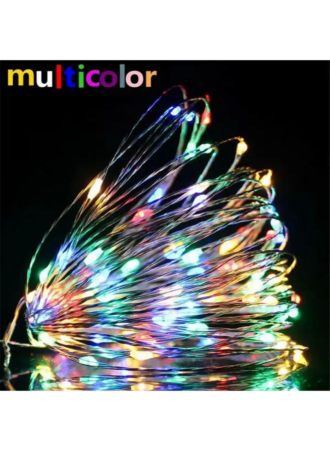 20 مصباح LED 2 متر 6 56 قدم أضواء خيطية متعددة الألوان لتزيين الداخلية والهواء الطلق - Image 1