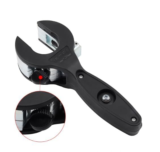 TYGHBN Ratcheting Tubing Cutter, 2025 New Upgrade Ratcheting Tubing Cutter Tool, 2 In 1 Tube Cutter, Ratcheting Pvc Cutter For Cutting 1/4" To 7/8" Copper, Pvc, Soft Metals (Black) - Image 4