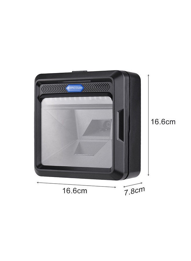 Generic - High Speed Barcode Scanner 1D 2D QR Code Bardcode Reader Accurate Code Scanning USB Interface Automatic Barcode Scanner for Supermarket Warehouse - Image 1