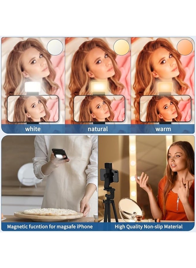 Universal Phone Tripod Mount with LED Light & Wireless Remote - 360° Clamp Holder for Stable Video & Easy-to-Use Selfie Stick - Image 3