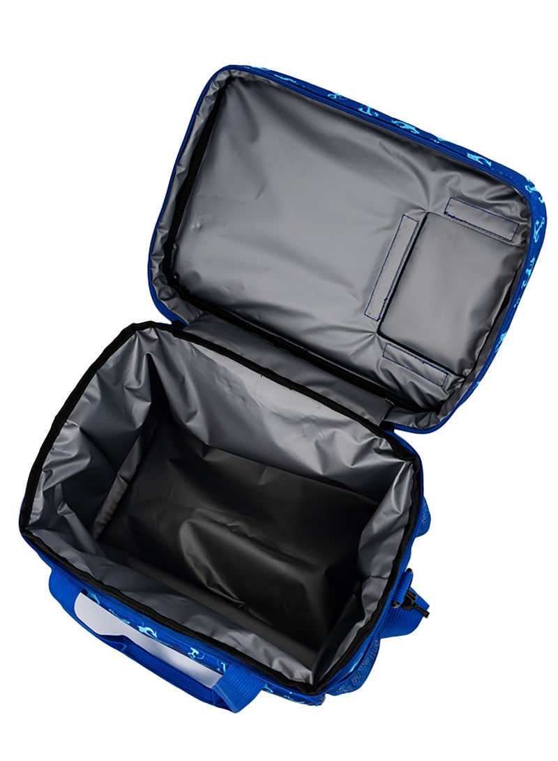 Anemoss Insulated Lunch Bag, 18.5L Large Capacity, Anchor Design Food Storage Thermal Bag, Waterproof and Leakproof Insulated Lunch Bag for Men and Women, Cooler Bags for Picnic Hiking Beach, Blue - Image 3