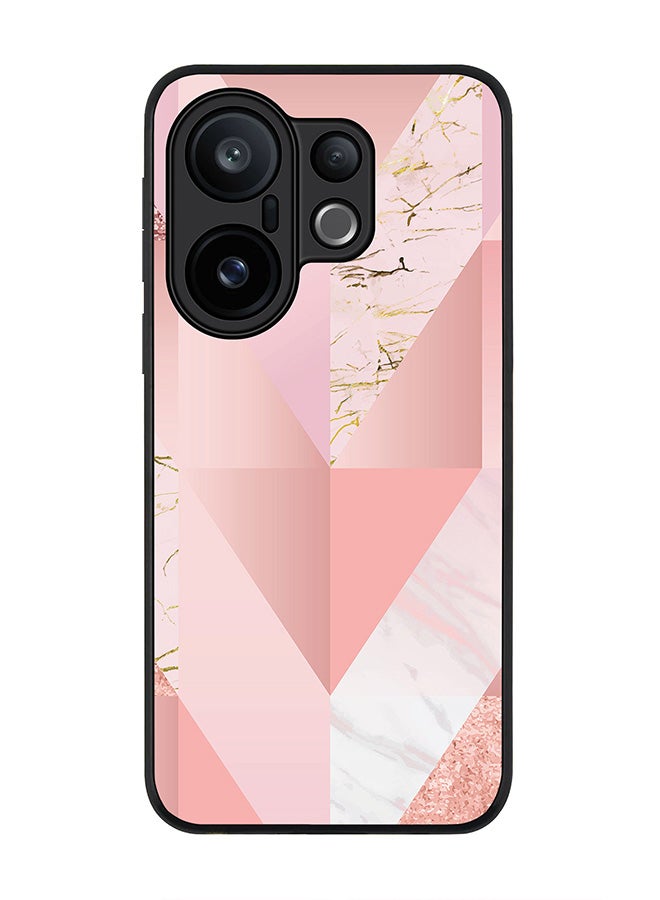 Stylizedd For vivo X200 FE / S30 Pro mini Case,Slim fit Camera Protection, Shockproof Thin Phone cover  - Marble Pink Vintage