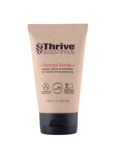 Face Scrub - Gentle Exfoliating Face Wash Provides Deep Cleanse, Improves Skin Texture, Unclogs Pores - Vegan, Oil Free Exfoliator
