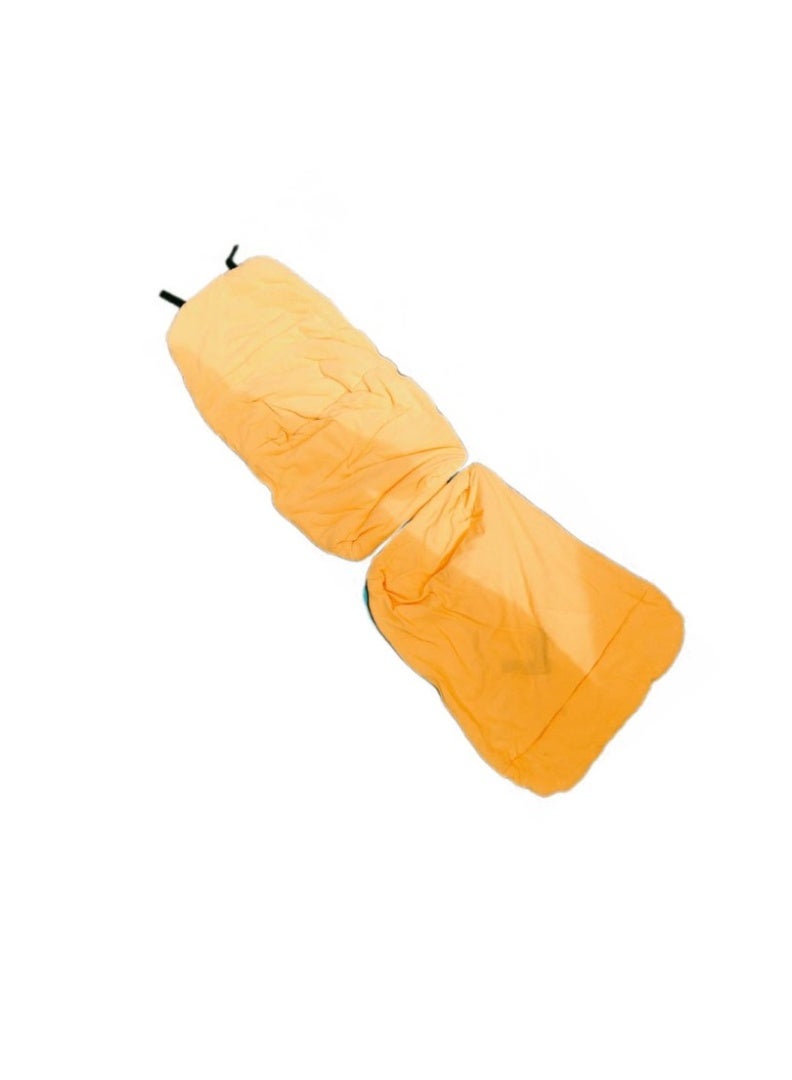 Hababy-012 Baby Sleeping Bag for Newborns – Soft, Padded & Breathable Travel Nest for Stroller, Outdoor & Travel Use (Green/Orange) - Image 3