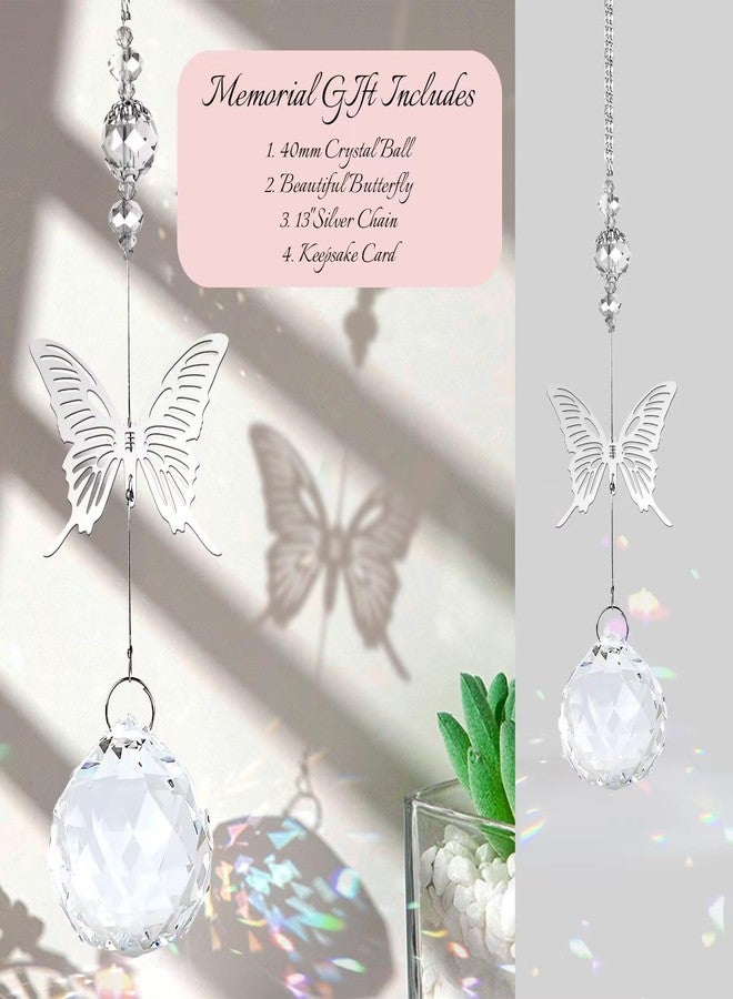 Ohmique Modern Memorial Gifts: Bereavement Gift Ideas - Symbolic Rainbow Crystal Suncatcher, Funeral Gifts For Loss Of Loved One - Image 4