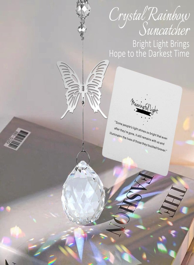 Ohmique Modern Memorial Gifts: Bereavement Gift Ideas - Symbolic Rainbow Crystal Suncatcher, Funeral Gifts For Loss Of Loved One - Image 3
