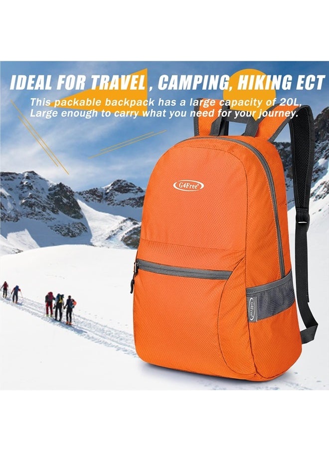 20L Lightweight Packable Backpack Travel Hiking Daypack Foldable Backpack for Men Women
