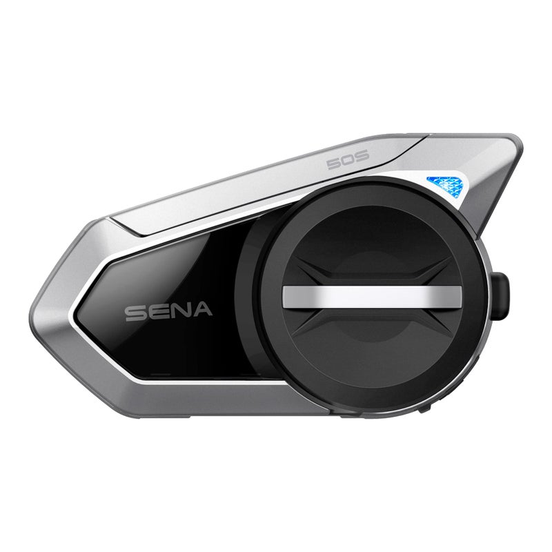 Sena 50S Motorcycle Jog Dial Communication Bluetooth Headset wSound by Harman Kardon Integrated Mesh Intercom System Premium Microphone Speakers