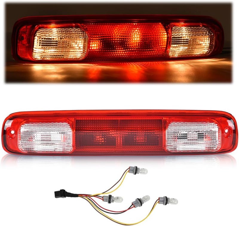 PIT66 High Mount 3rd Brake Light Compatible with 1999-2006 Chevy Silverado GMC Sierra 1500 2500 3500 & HD/Fit 2007 Silverado Sierra 1500 2500 3500 & HD Classic Models - Image 1