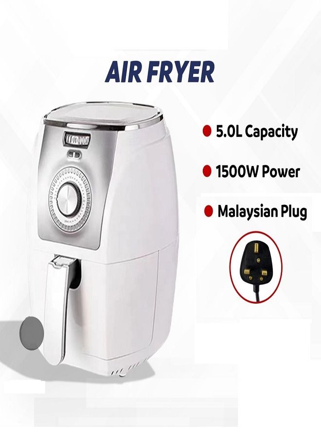 سوكاني مقلاة هوائية مع وعاء غير لاصق للقلي ، 5.0 لتر 1500 وات - Image 3