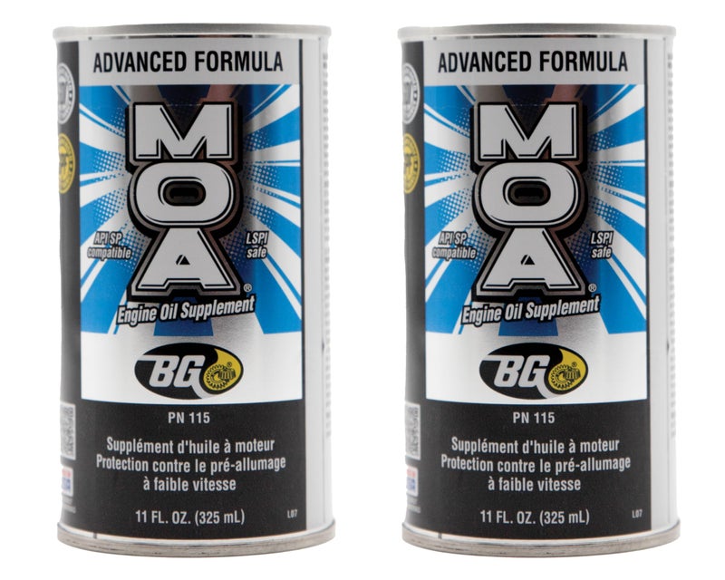 BG 2 - Pack Bg MOA Motor Oil Additive (2) 11oz. Cans