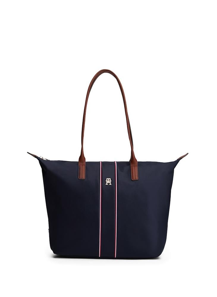 TOMMY HILFIGER Monogram Signature Tape Tote Bag - Image 1