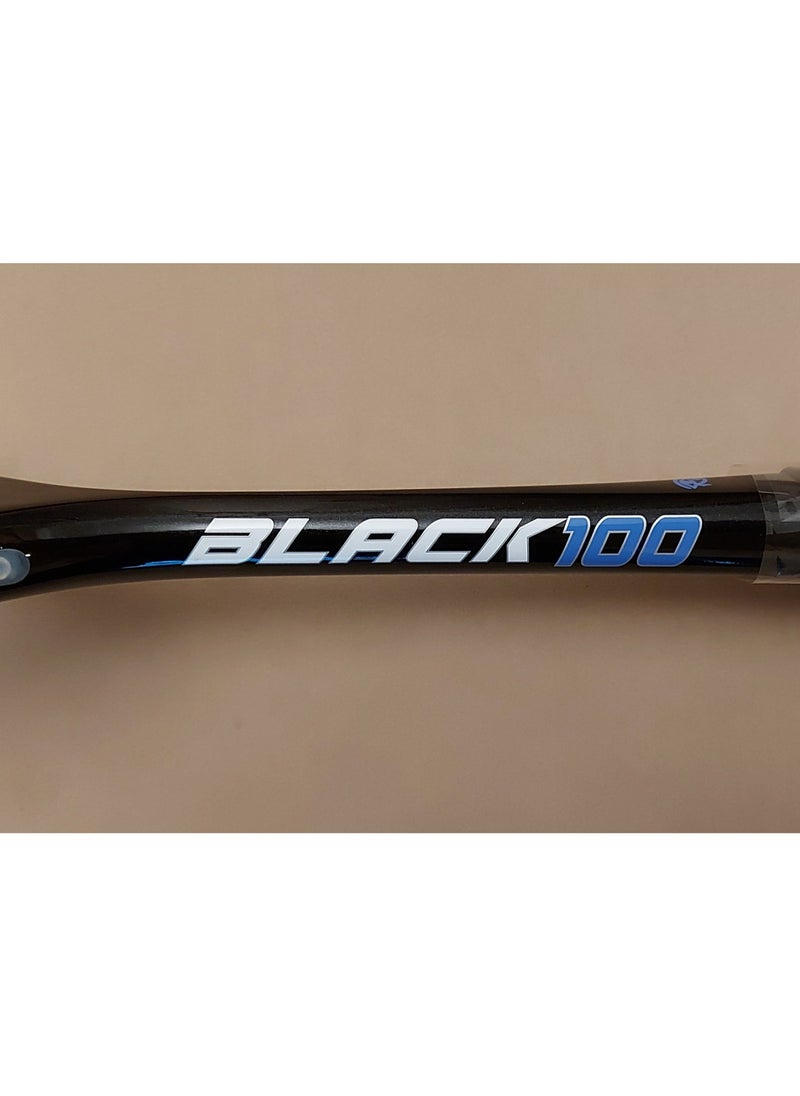 Onsi Pro Squash Racket, Lightweight Graphite Frame 125g BLACK100  - Image 3