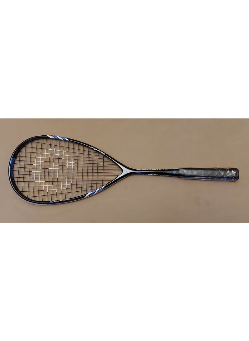 Onsi Pro Squash Racket, Lightweight Graphite Frame 125g BLACK100  - Image 2
