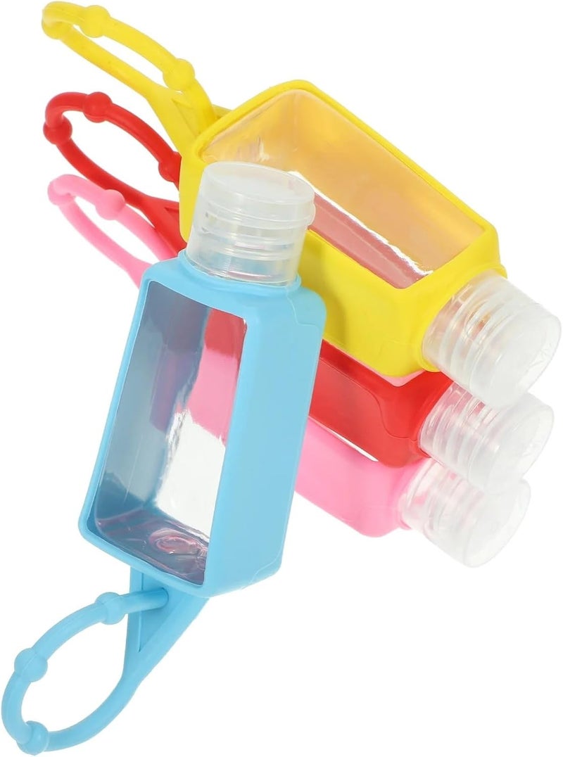 Empty Hand Sanitizer Bottles 20Pcs Hand Soap Containers - Silicone/Plastic, Travel, With Sleeve(Blue) - Image 1
