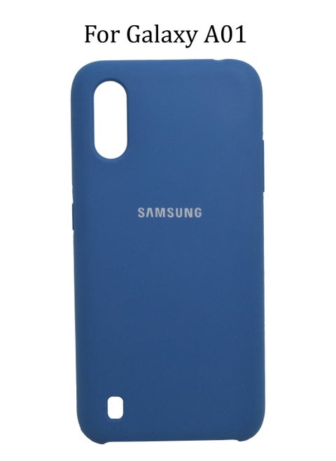 غطاء واقٍ من السيليكون لهاتف Samsung Galaxy A01 جراب رفيع وأنيق مع بطانة داخلية من الألياف الدقيقة