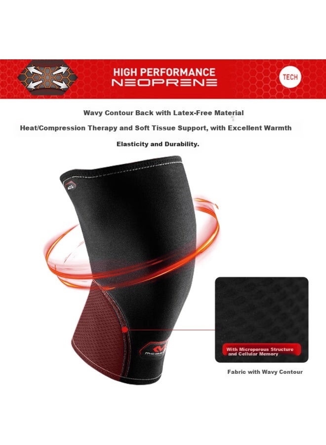 Mcdavid 401r Sports Knee Brace Uni Fitness Warm Basketball Running Support Black Size M Single Pack - Image 1