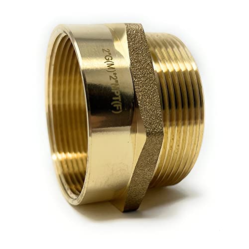 Cascada Showers Cascada 2 G Thread British BSPP Male to 2 NPT Thread Female Pipe Fitting Adapter LeadFree - Image 1