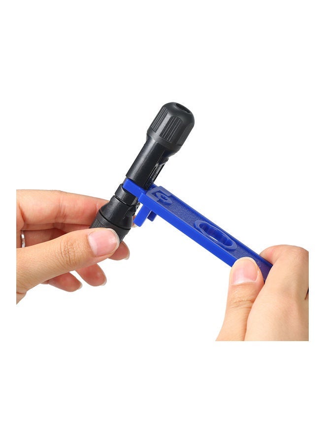 NIBEMINENT 20-Pairs Male/Female Solar Panel Cable Connectors with Spanner Assembly Tool For PV System Black/Silver/Blue - Image 5