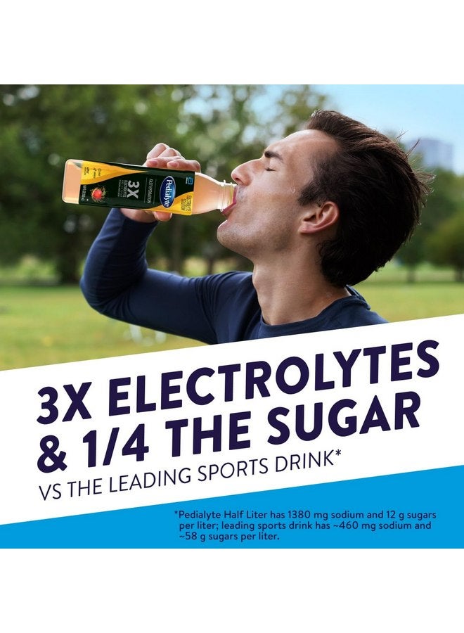 Pedialyte Electrolyte Solution, Apple, Hydration Drink, 1 bottle, half liter each - Image 3