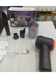 Pretocter Vacuum Cleaner Portable Handheld Vacuum Cleaner Powerful Suction USB Rechargeable Cordless Vacuum Cleaner Mini Dusts Buster Small Vacuum Electric Duster for Cars Home (65000R Strong Suction Power)  - Image 3