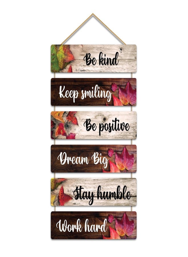 لوحة جدارية "كن لطيفًا" من كاميري بازار لغرفة المعيشة | غرفة النوم | ديكور منزلي | هدايا | قطع ديكور خشبية معلقة | لوحات فنية جدارية، 28.5 سم - Image 1