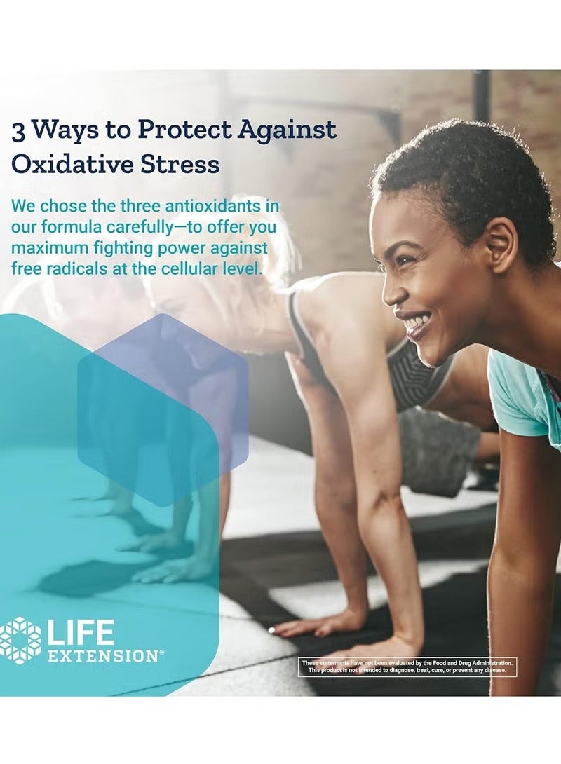 Life Extension Glutathione, Cysteine & C, Amino Acids for Immune Support, Dietary Supplement - 100 Capsules - Image 3