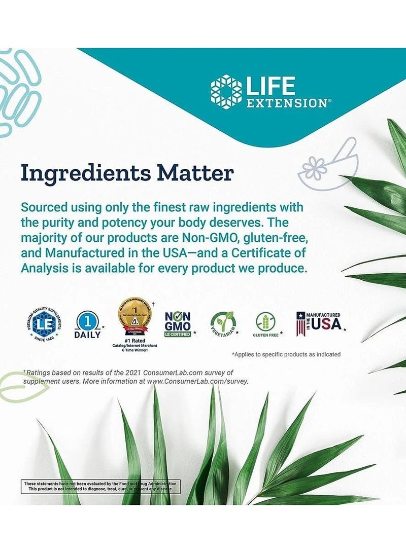 Life Extension Glutathione, Cysteine & C, Amino Acids for Immune Support, Dietary Supplement - 100 Capsules - Image 4