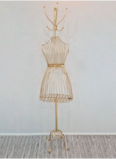 A multi-use clothes hanger stand, featuring a solid structure