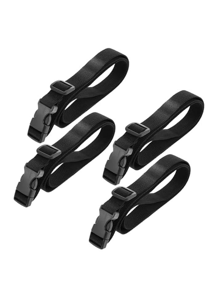 erorex 4 Pcs Hiking Backpack Strap for Outdoor,Bag Fastening Belt Luggage Connector Straps Accessories for Travel - Image 1