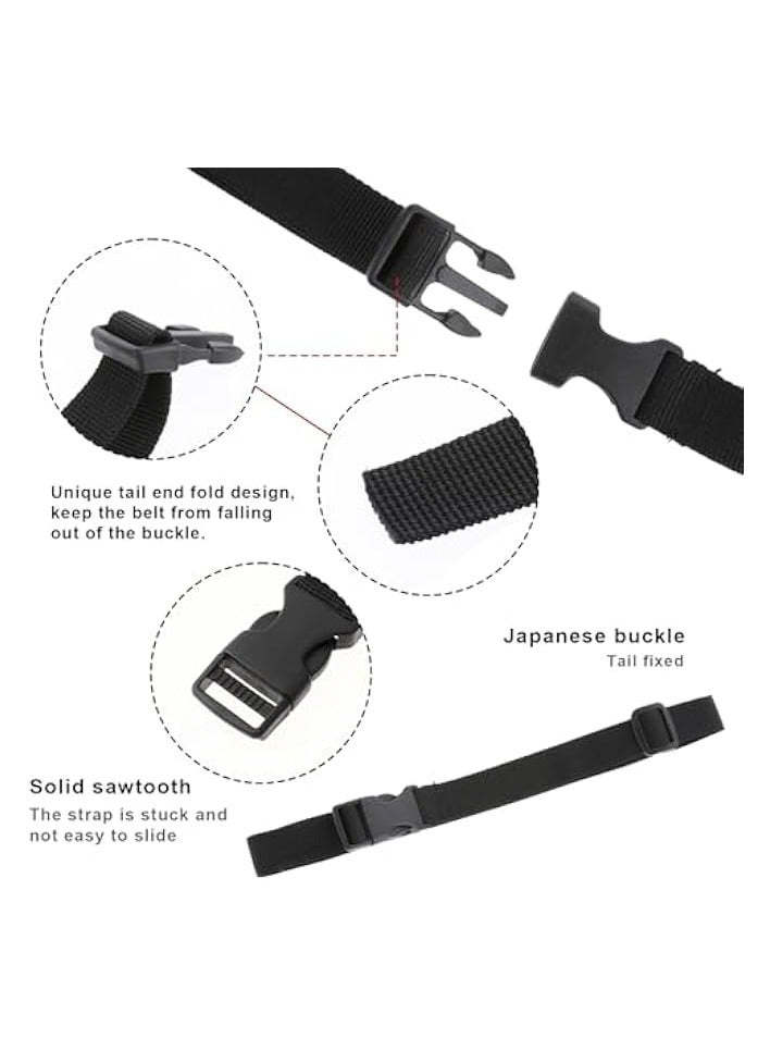 erorex 4 Pcs Hiking Backpack Strap for Outdoor,Bag Fastening Belt Luggage Connector Straps Accessories for Travel - Image 4