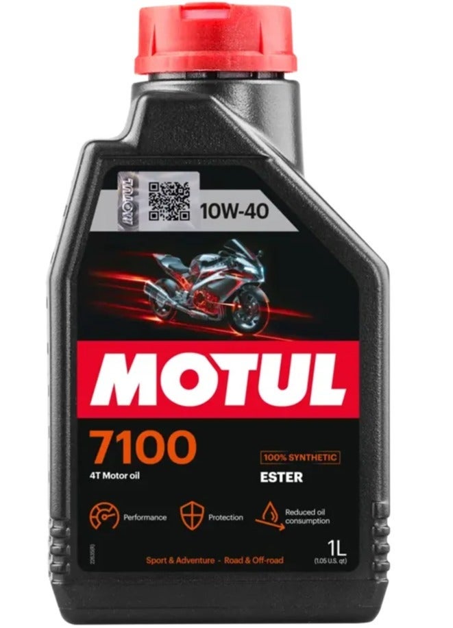 7100 10W-40 4T (1L) I Fully Synthetic MotorCycle Oil - Imported from Europe