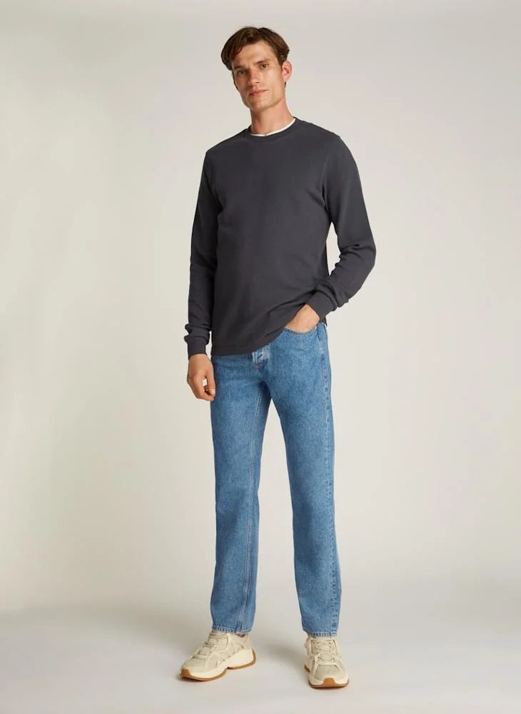 Calvin Klein Jeans Straight Fit Mid Wash Jeans