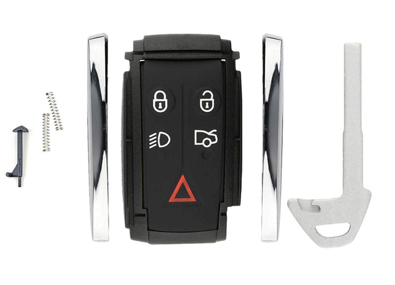 KAWIHEN Keyless Entry Remote Car Key Fob Shell Replacement for KR55WK49244 2677-5WK49 2677-5WK49244 CCAF06LP063011 Jaguar X S-Type XF XK XKR 5B(Just a Case) - Image 2